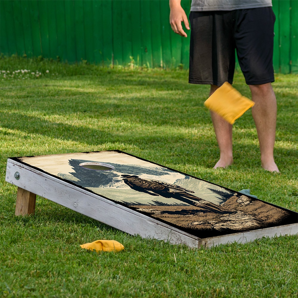 Hikers Outdoors - Cornhole Board Wrap - Set of 2