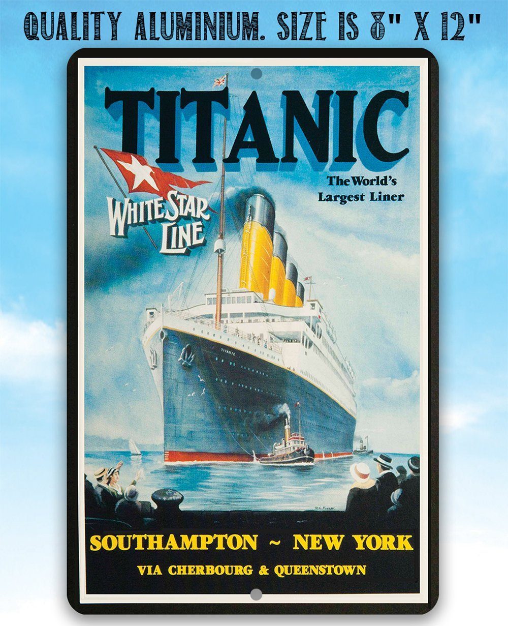 Titanic Poster - Metal Sign