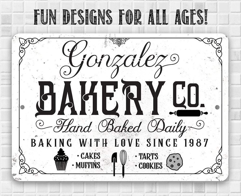 Personalized - Bakery Sign - Metal Sign