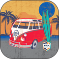 VW Surfer Van - 6 Inch WSOC Official Pro Cornhole Bags