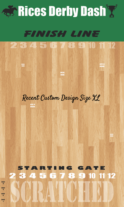 The Horse Race Game Plain or Custom Theme