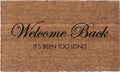Welcome Back! It's Been Too Long