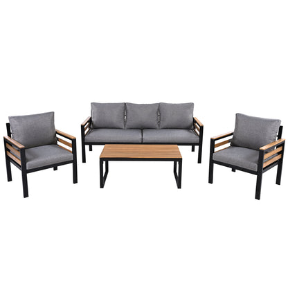 GO 4-Piece Outdoor Furniture Sofa Set for 5 People