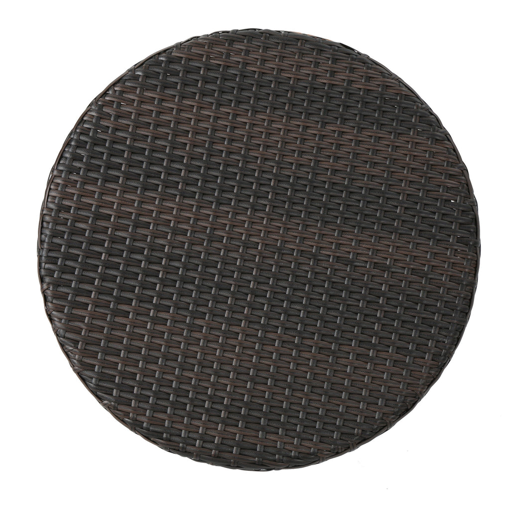 Kenneth 3 Pieces Chat Set Outdoor Furniture - Brown Multi