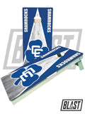 CC shamrock theme cornhole sets
