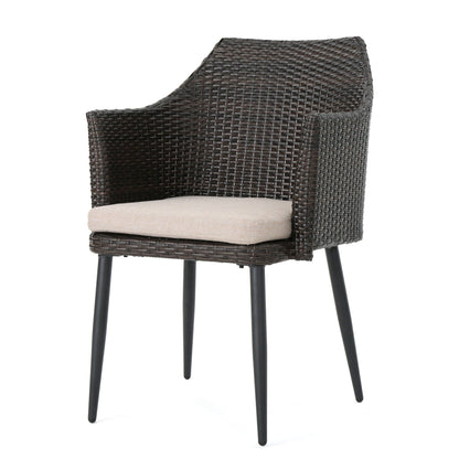 Kenneth 3 Pieces Chat Set Outdoor Furniture - Brown Multi