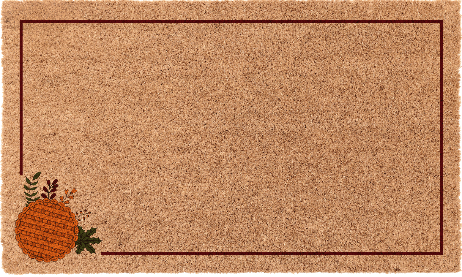 Pumpkin Border Personalized