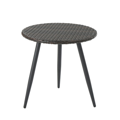 Kenneth 3 Pieces Chat Set Outdoor Furniture - Brown Multi
