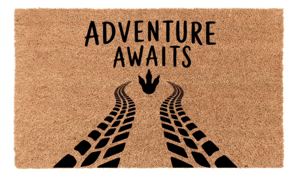 Adventure Awaits Coir Mat