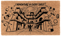 Adventure on Every Shelf Coir Mat