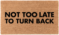 Not Too Late To Turn Back
