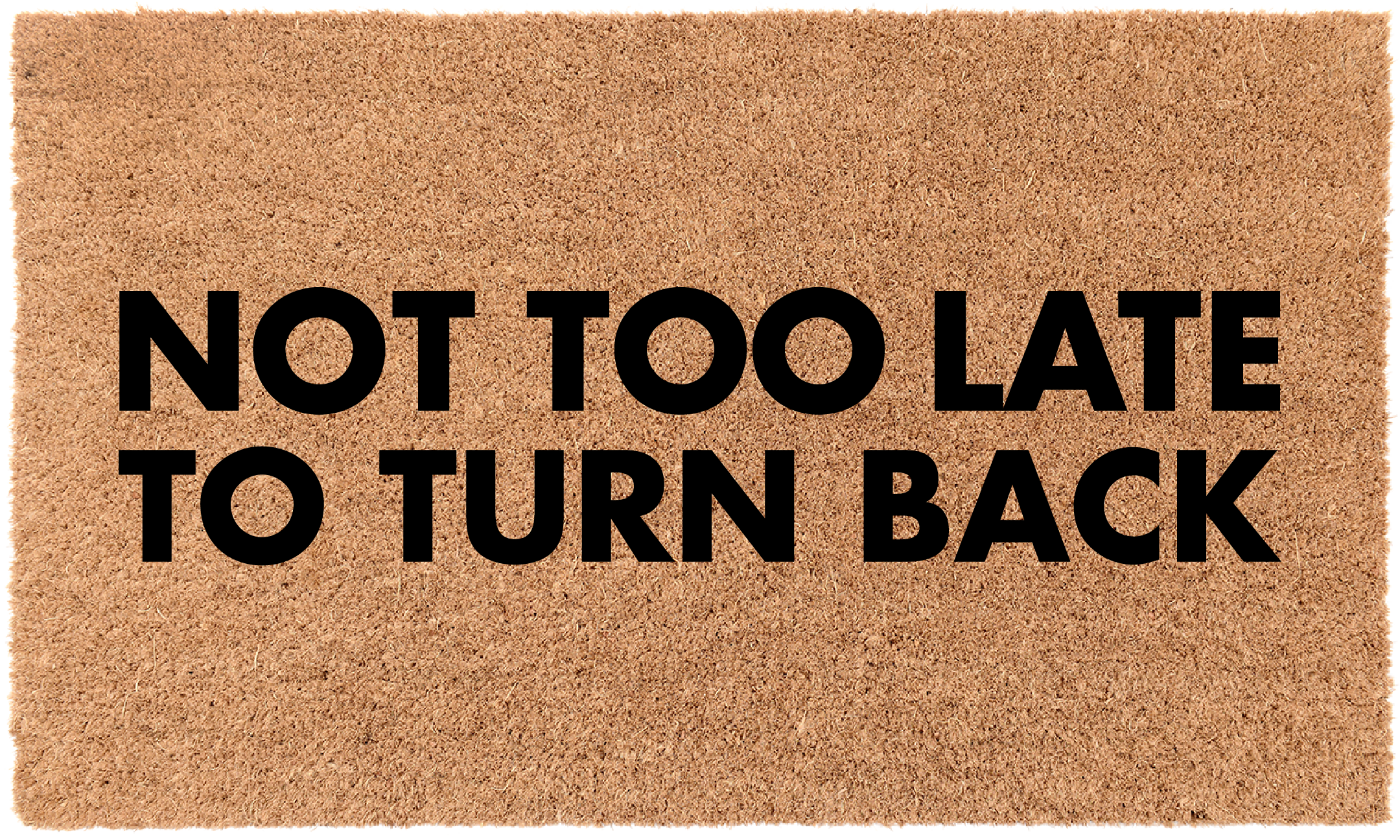 Not Too Late To Turn Back