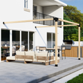 DIY Pergola Bracket Kit for an Attached Pergola Frame - Any Size Up to 12' x 12'
