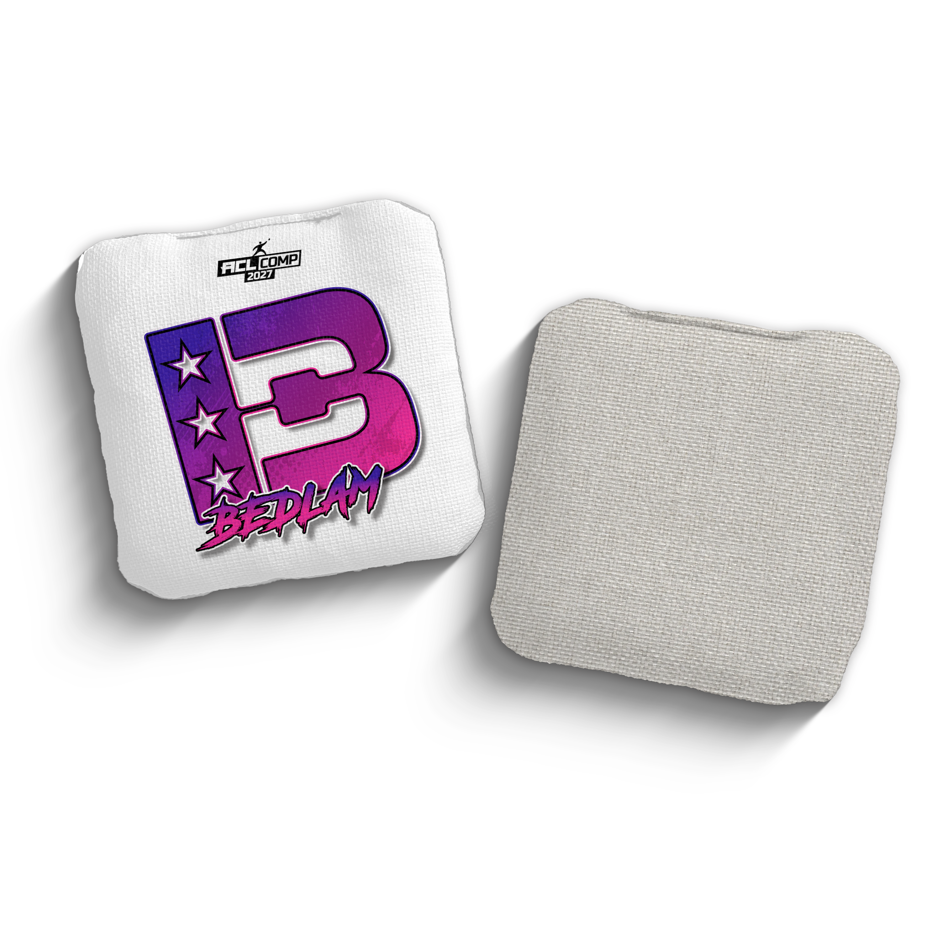 2027 Brotherhood Cornhole Bedlam Broadcast Edition ACL Comp Stamped Cornhole Bags