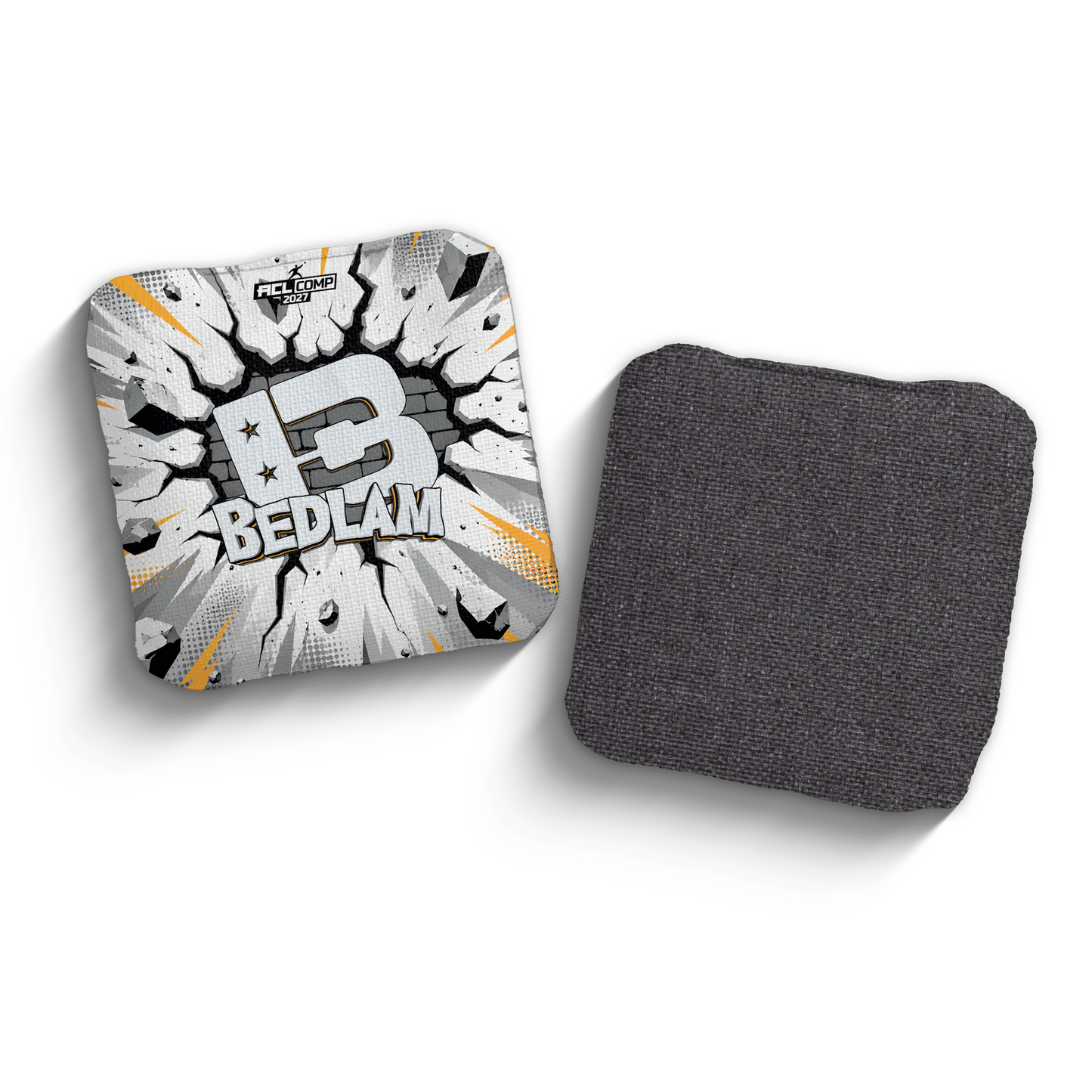 2027 Brotherhood Cornhole Bedlam Shattered Edition ACL Comp Stamped Cornhole Bags