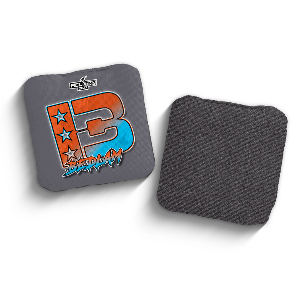 2027 Brotherhood Cornhole Bedlam Broadcast Edition ACL Comp Stamped Cornhole Bags