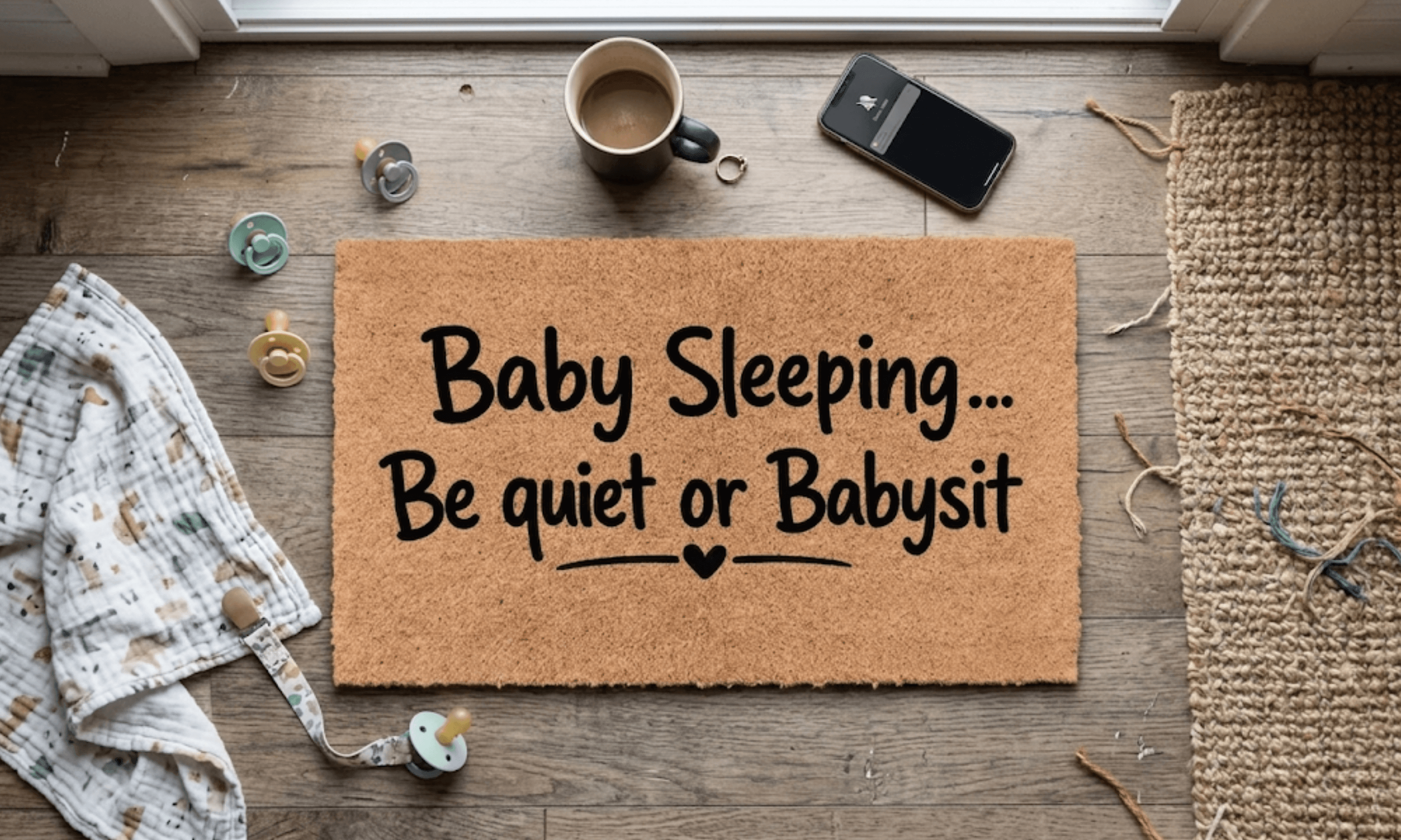Baby Sleeping... Be quiet or Babysit