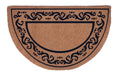 Half Round Rolling Scrolls Border Doormats