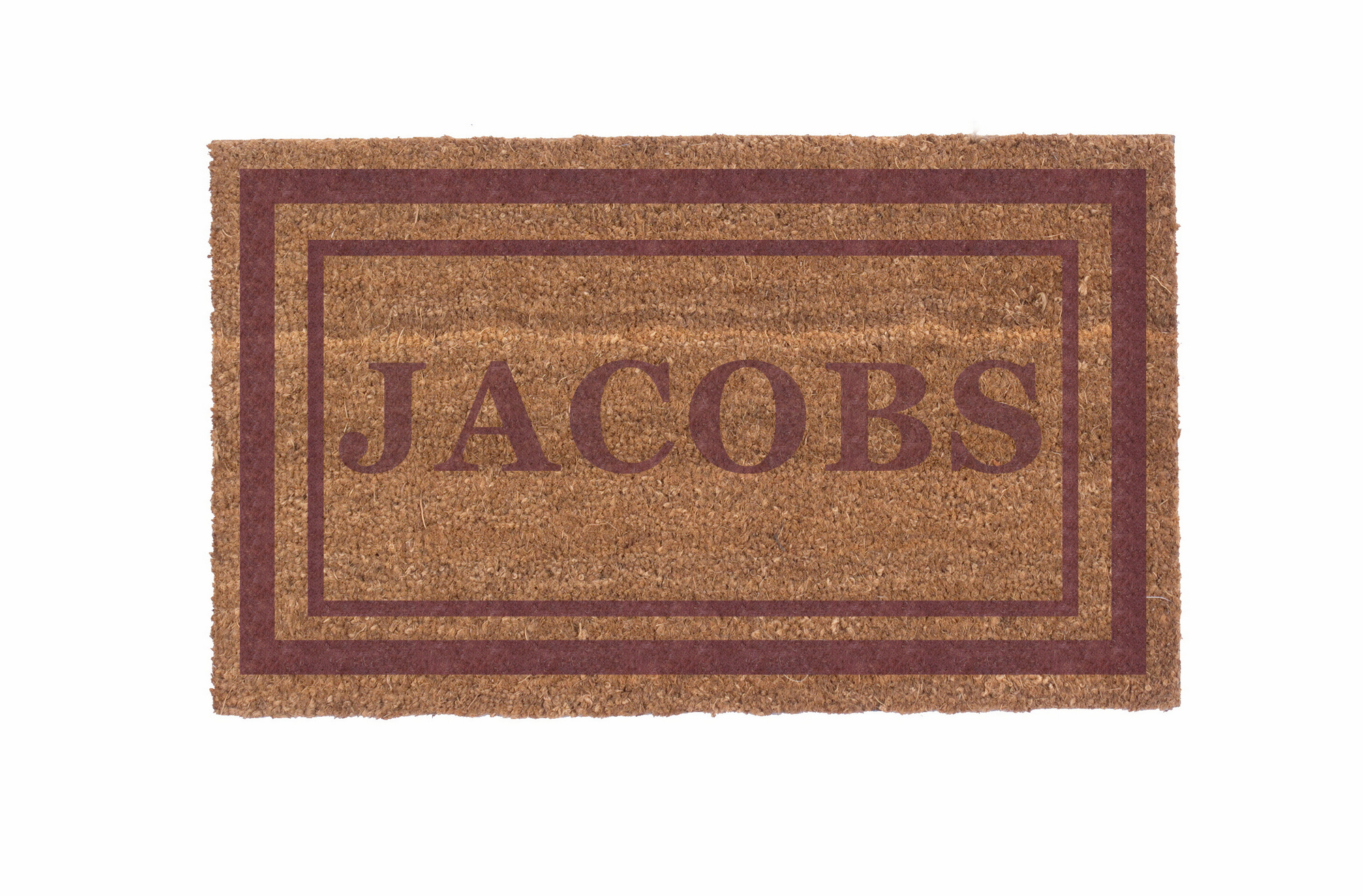 Classic Border Personalized Doormats