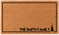 Personalized Christmas Tree Doormat