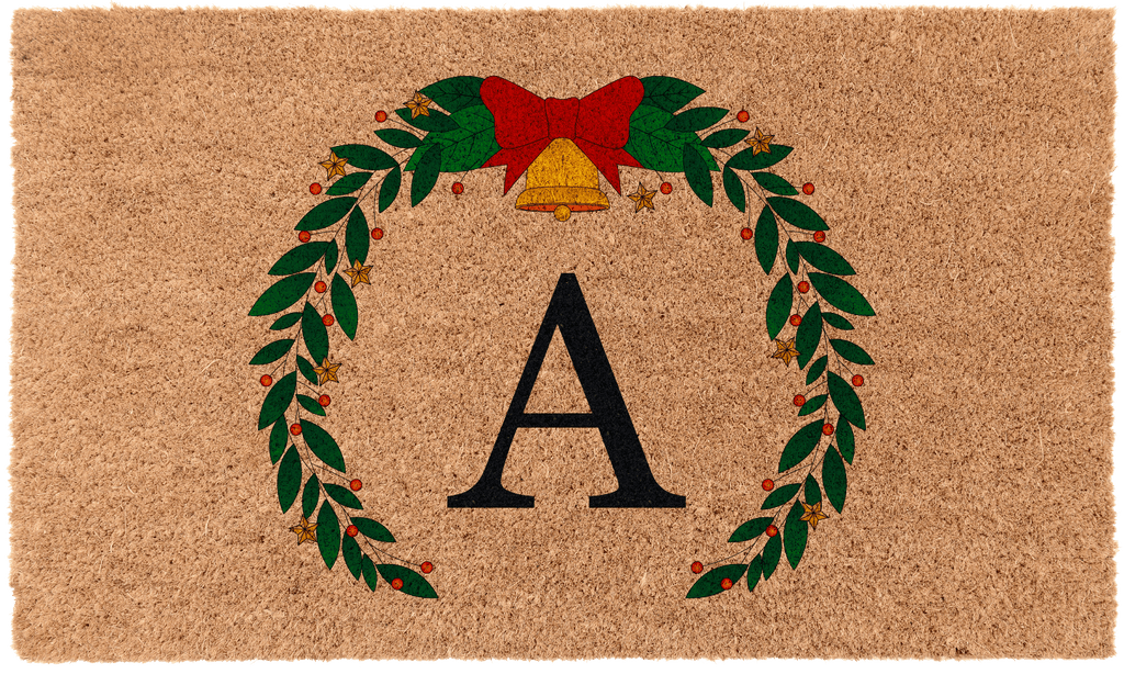 Christmas Wreath Monogram