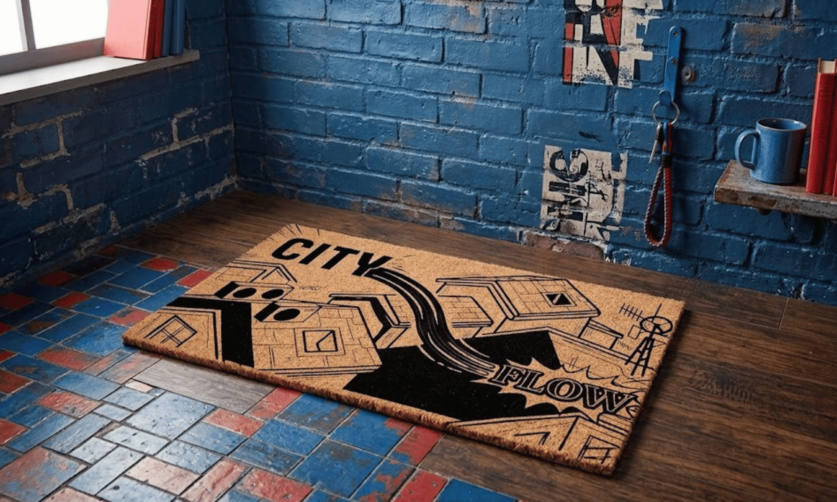 City Flow Coir Mat