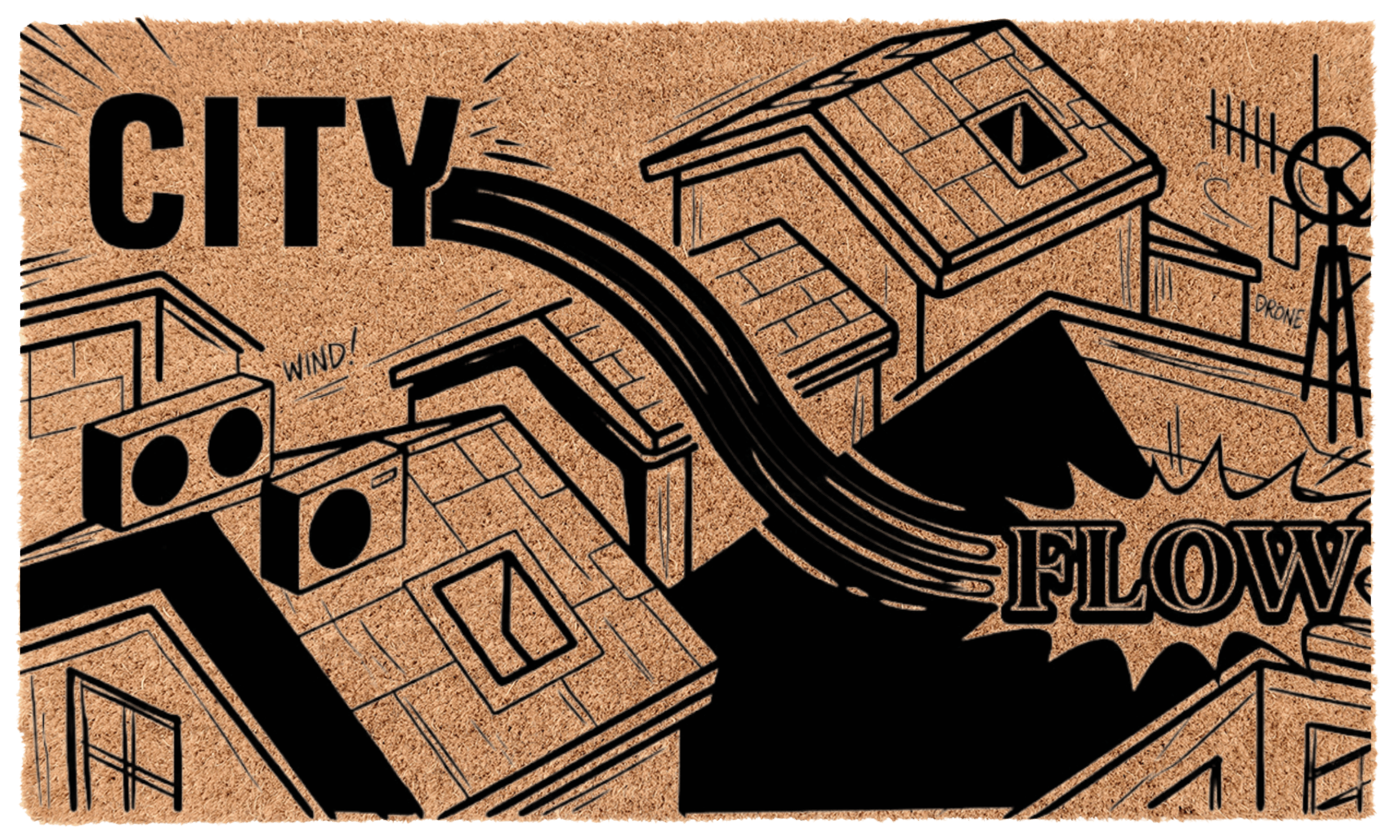 City Flow Coir Mat