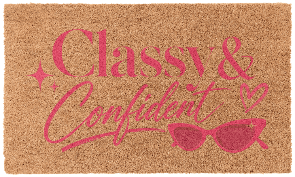Classy and Confident Coir Mat