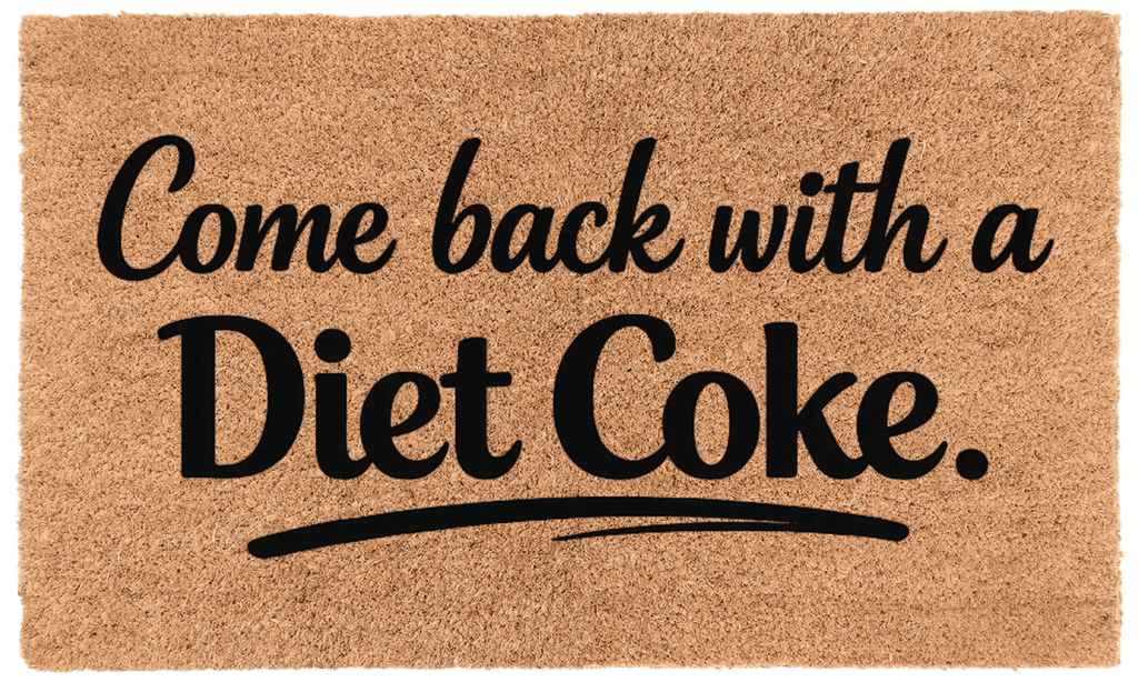 Come Back with Diet Coke