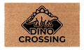 Dino Crossing Coir Mat