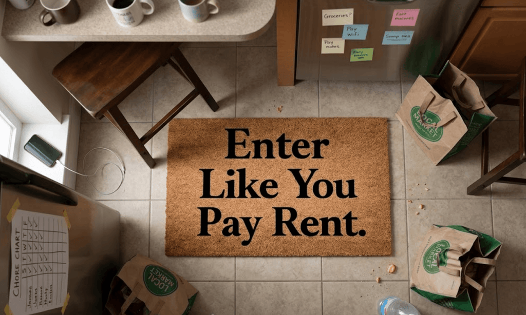 Enter Like You Pay Rent