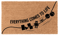 Everything Comes to Life Coir Mat