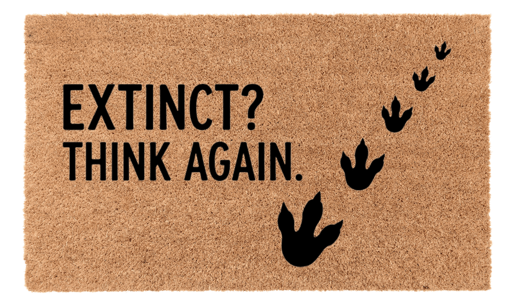 Extinct Think Again Coir Mat