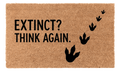 Extinct Think Again Coir Mat