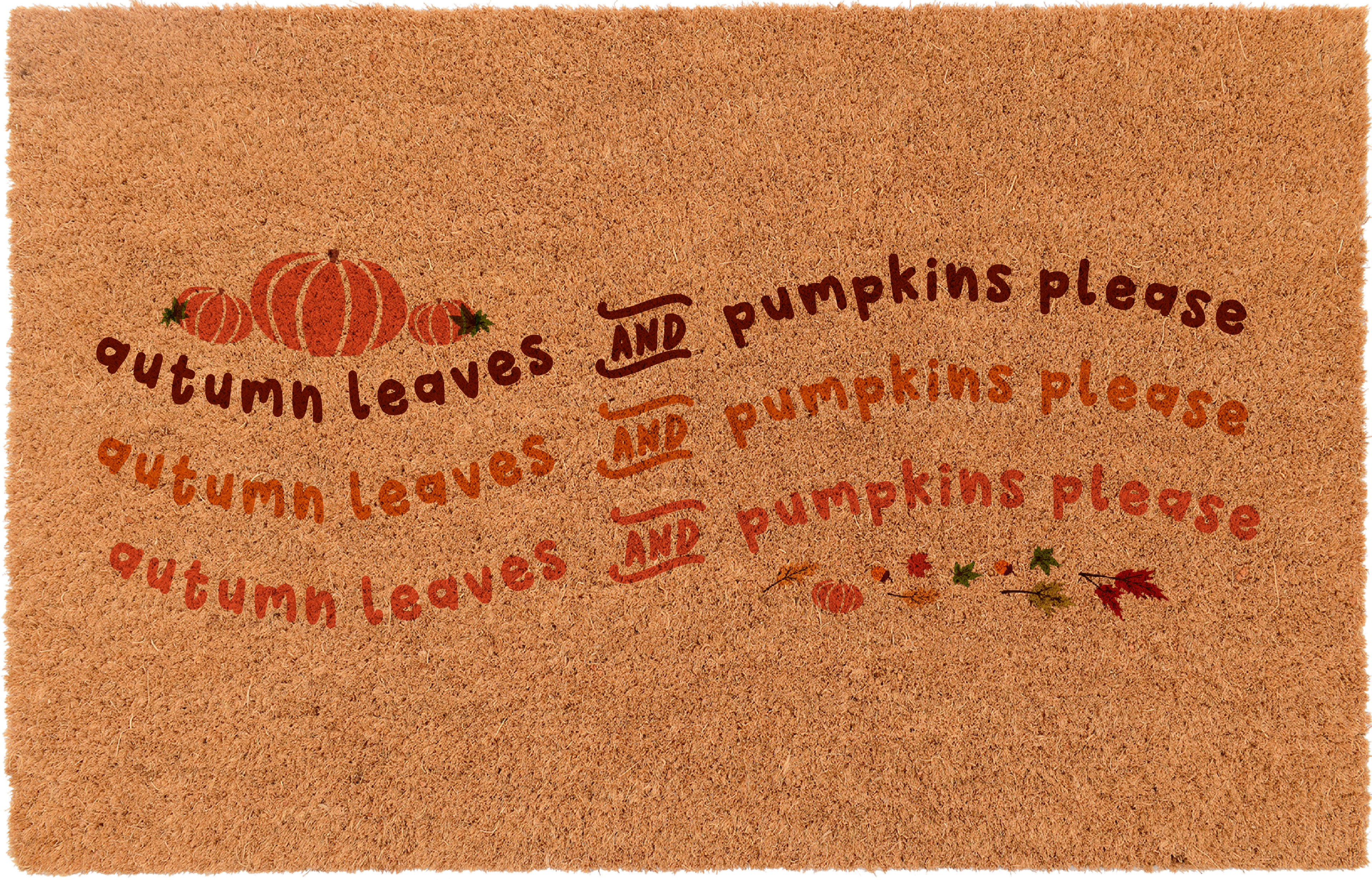 Autumn Leaves And Pumpkin Please