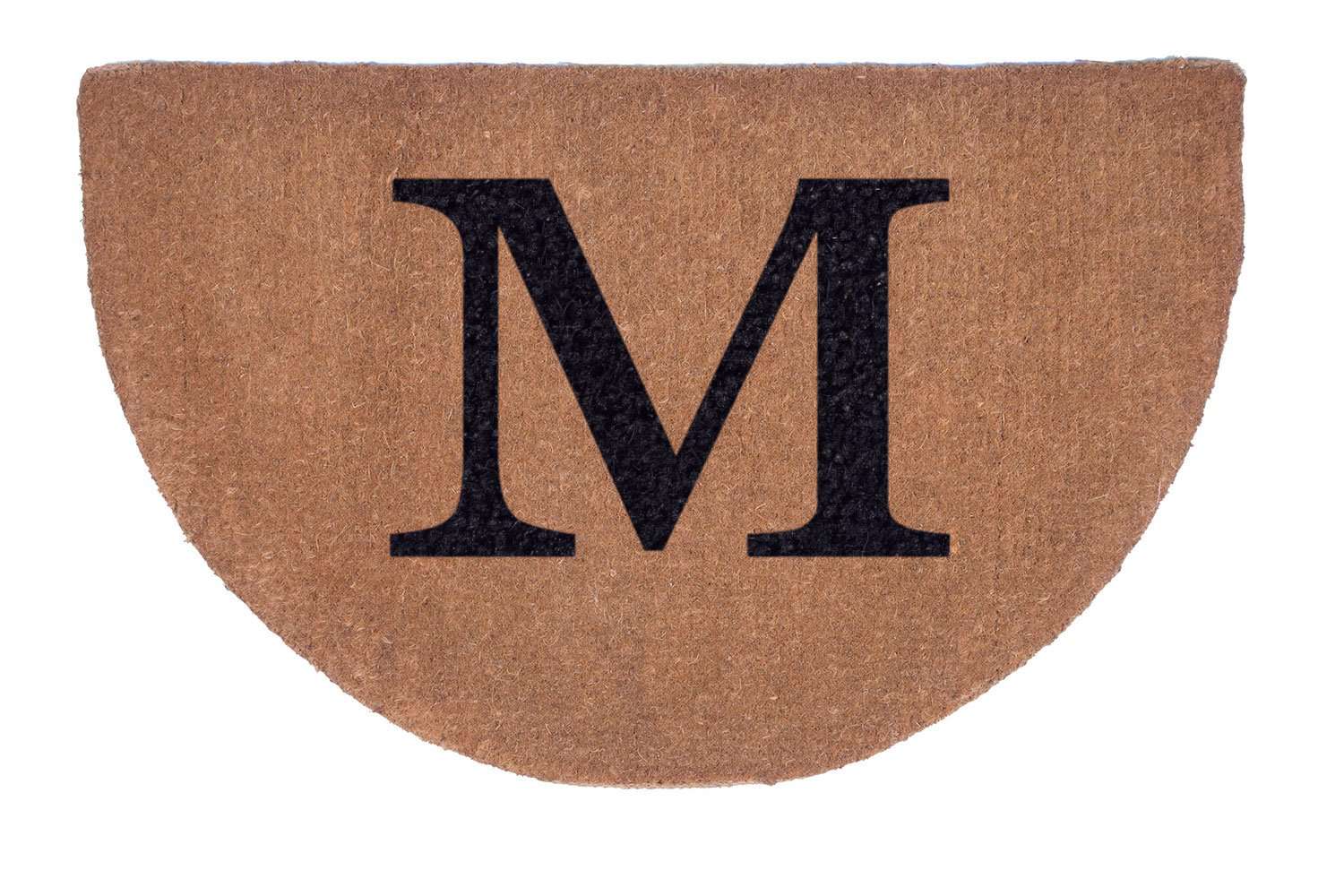 Half Round Plain Personalized Monogram Doormats 38x60