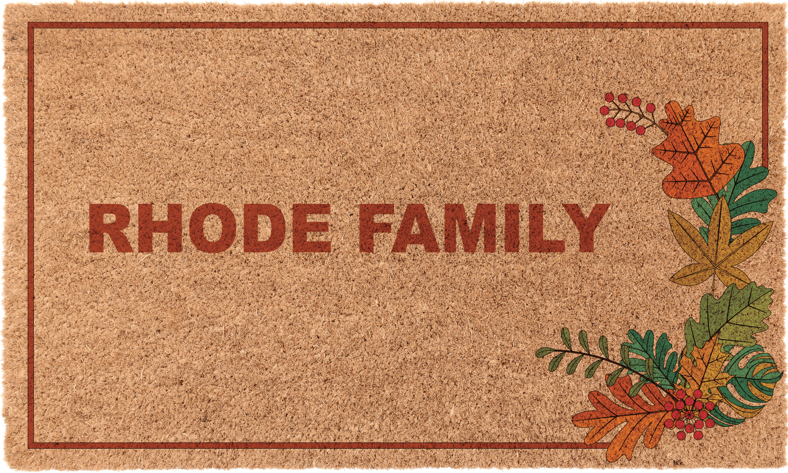 Fall Border Personalized