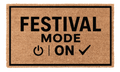 Festival Mode On Coir Mat