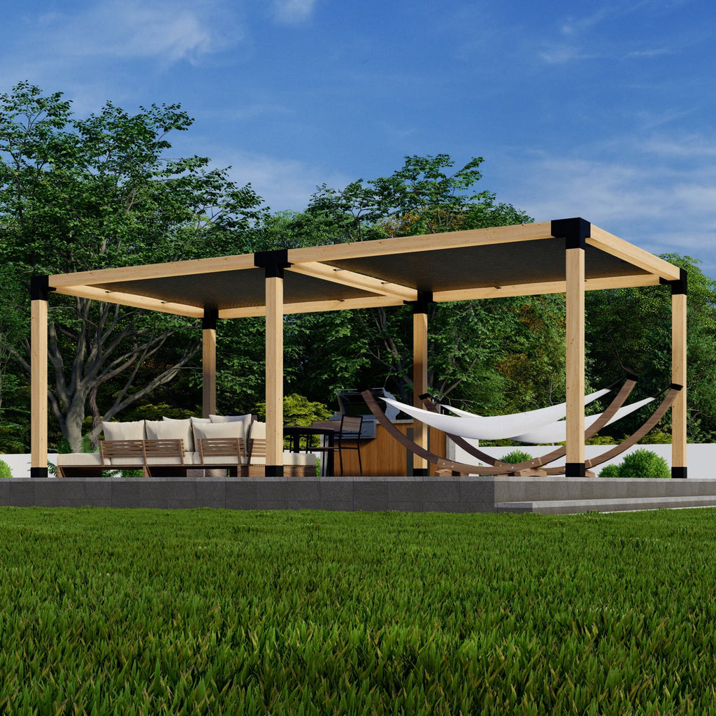 DIY Pergola Kit for a Freestanding Pergola With Canopies - Any Size Up to 24' x 12'