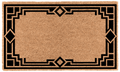 Geometric Border Personalized Coir Mat