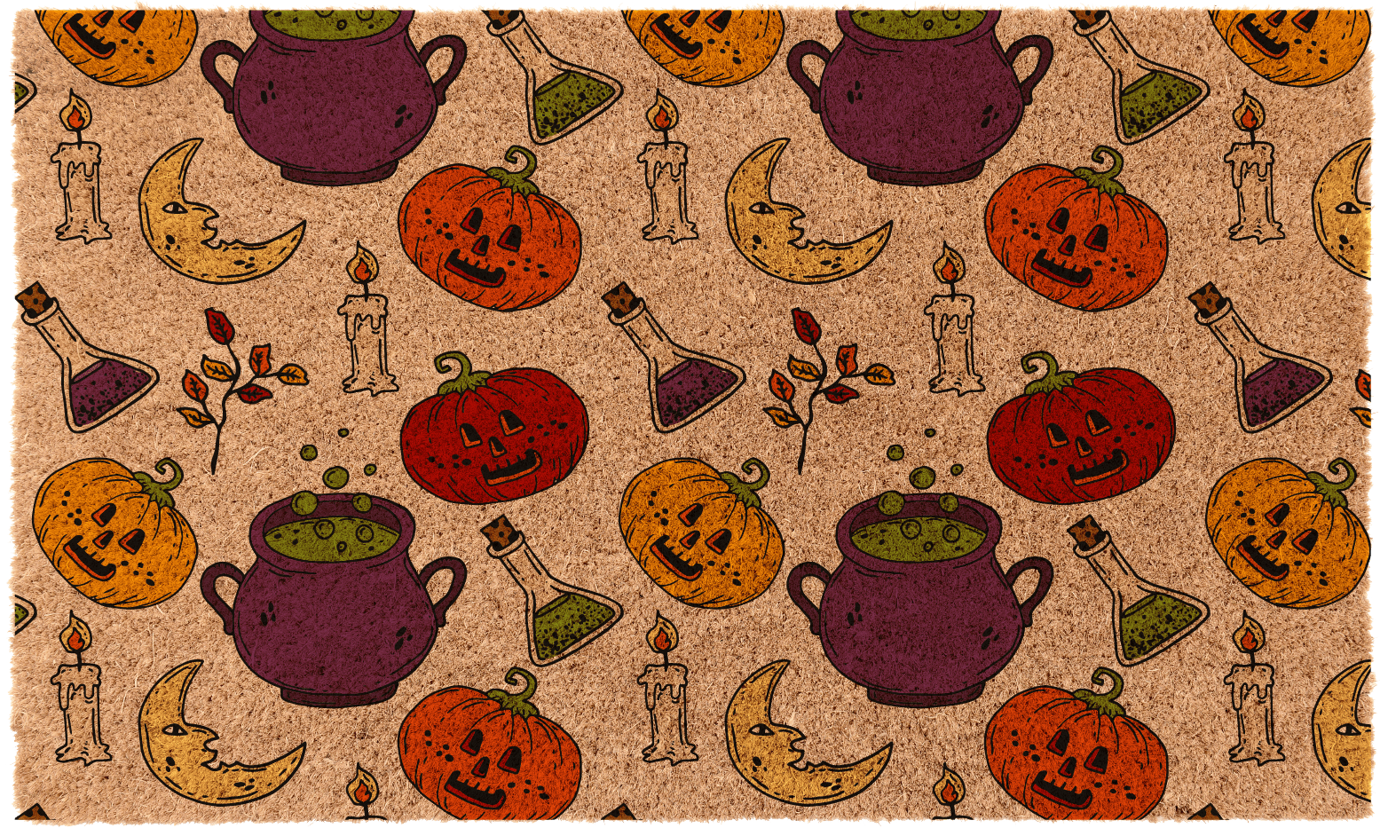 Halloween Pattern Cauldron
