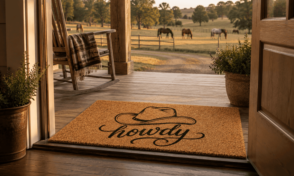 Howdy Partner Welcome Mat