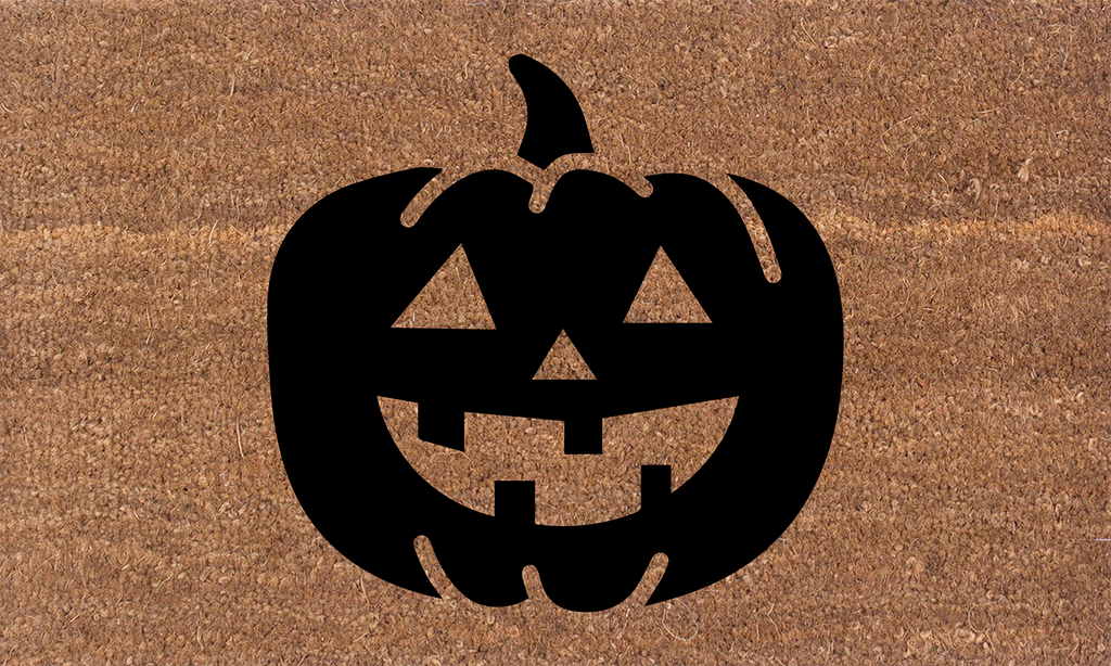 Jack o Lantern Coir Doormat