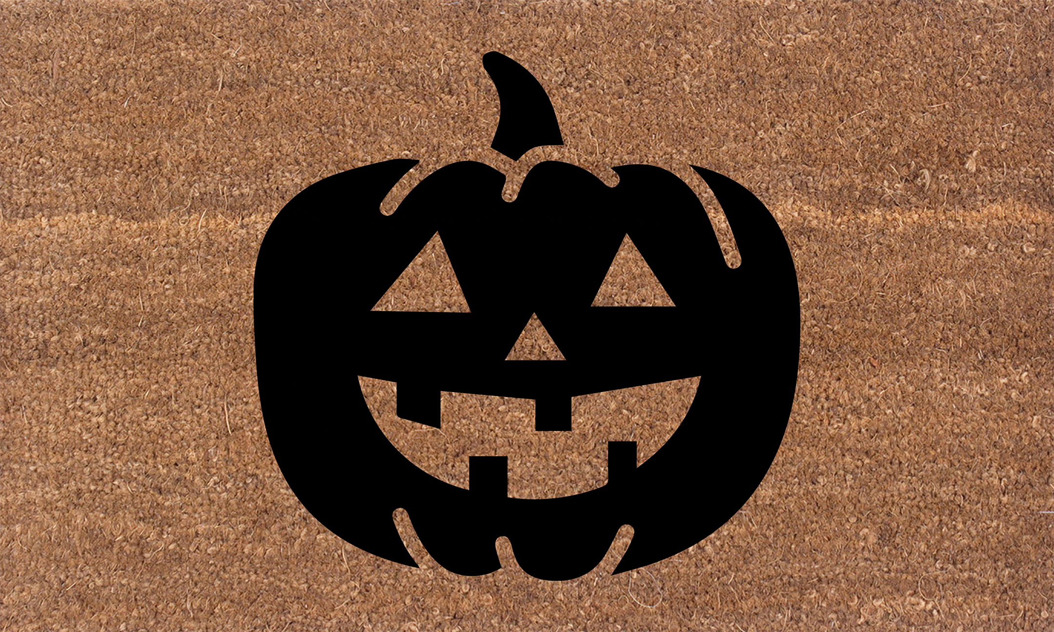 Jack o Lantern Coir Doormat