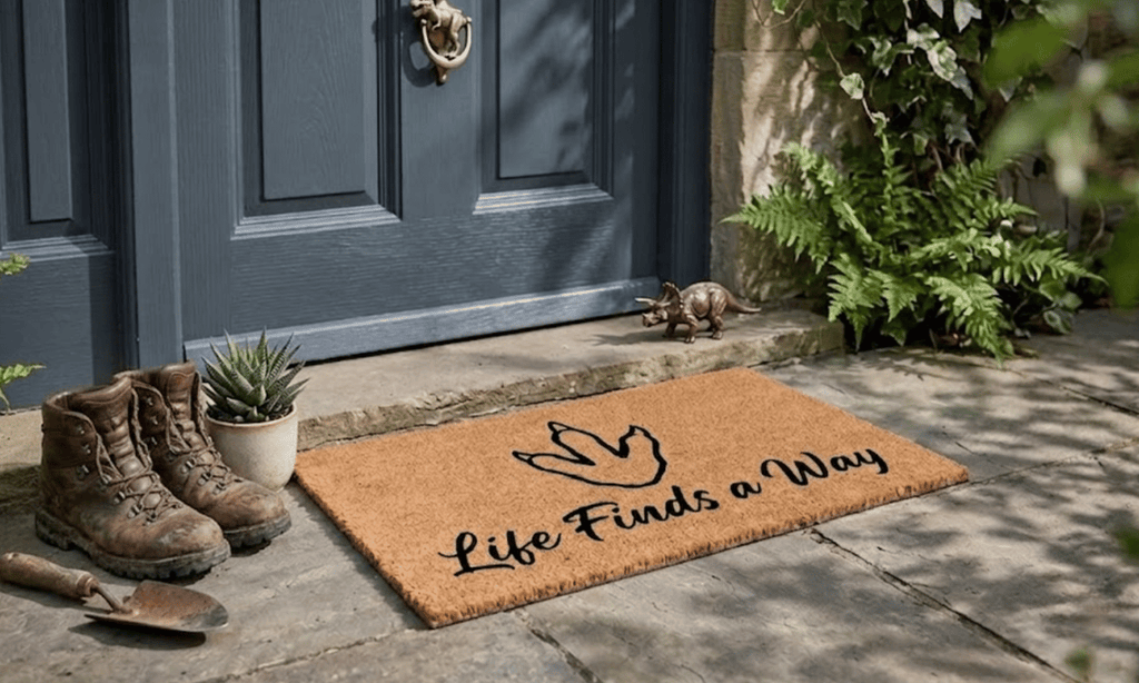 Life Finds a Way Coir Mat