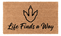 Life Finds a Way Coir Mat