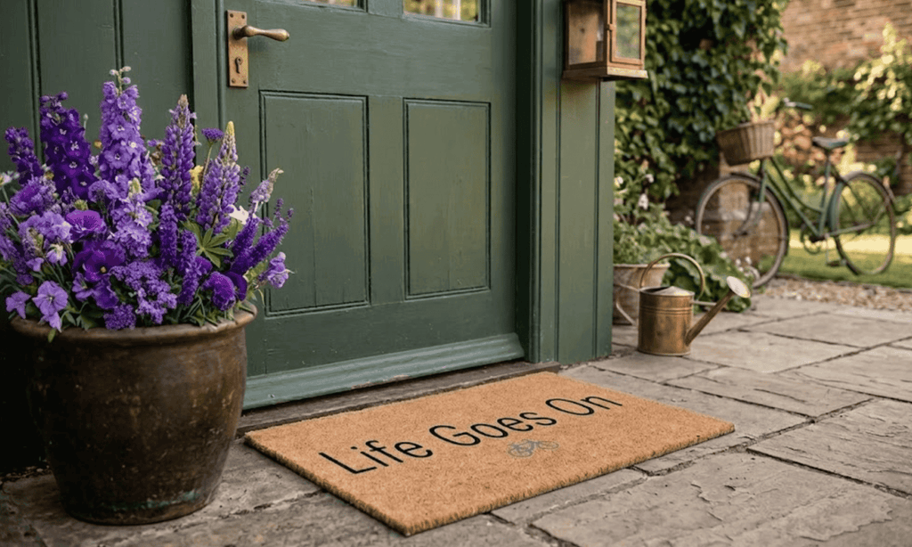 Life Goes On Coir Mat
