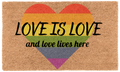 Love is Love Coir Mat
