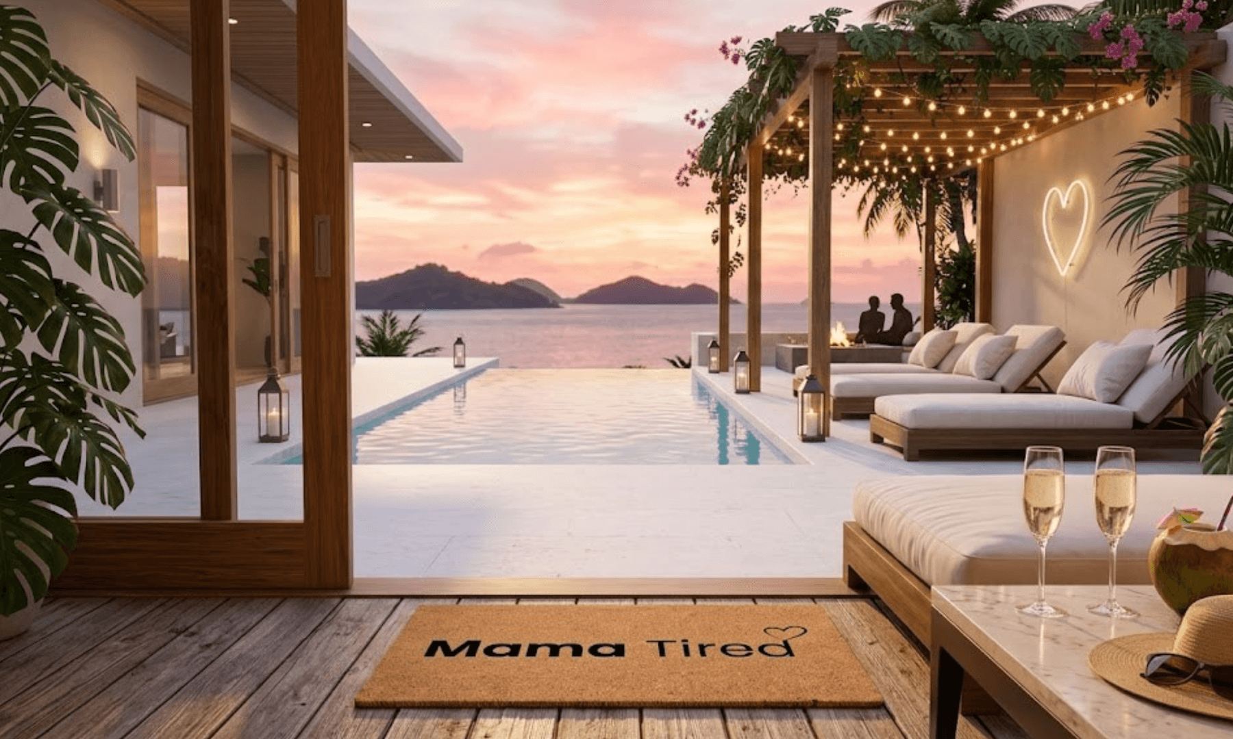 Mama Tired Coir Mat