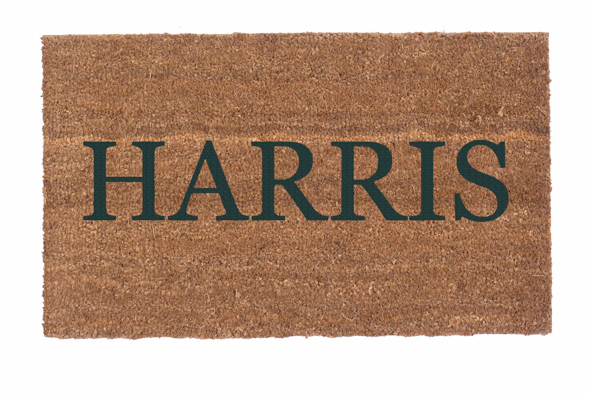 Plain Text Personalized Doormats